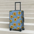 thumbnail image 6 of Disketp Sunflowers Elastic Travel Luggage Cover Travel Suitcase Protective Cover For Trunk Case Apply To 18''-32'' Suitcase Cover-X-Large, 6 of 7