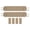 Light Brown, variant on 4Pcs Slip Resistant Heel Retention Lace With Metal Clips Elastic Shoe Laces For Slip On Sandals Shoe And Snow Boot