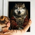 thumbnail image 4 of Siberian Husky Pets Portrait Painting of Dog Renaissance Style on Canvas Royal Pet Portrait from Photo, Wall Art Print for Home Decor, Modern Wall Decoration, 4 of 5