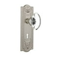 thumbnail image 3 of Nostalgic Warehouse Meaocc_Psg_234_Kh Vintage Oval Egg Clear Crystal Passage Door Knob Set, 3 of 6