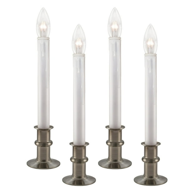612 Vermont UltraBright LED Christmas Window Candles with Auto Timer