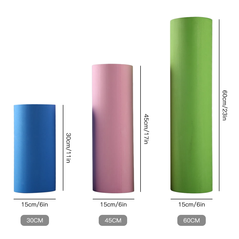 EVA Massage Roller Massage Yoga Foam Roller High-density EVA Muscle Roller Self Massage Tool for Gym Pilates Yoga Fitness 30cm / 45cm / 60cm