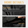 thumbnail image 3 of Fire Pit Covers for Round Pits, 37" Outdoor Fire Pit Table Cover with Drawstring, Weatherproof, Rust-proof, 3 of 6
