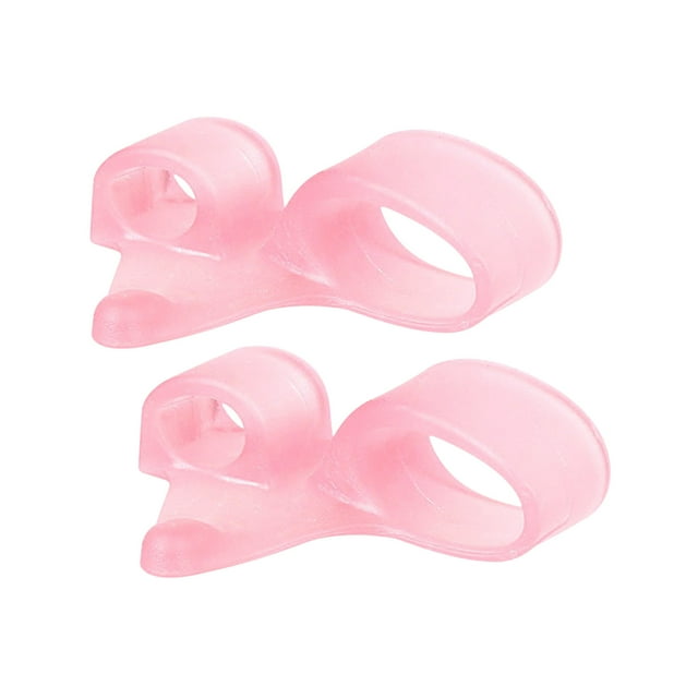 CXK99 Orthèse d'Orteil Réutilisable Confortable en Liquidation, Support Correctionnel pour Pied à Double Trou, Soulage la Douleur de Friction et Corrige les Déformations des Orteils Inclinés, Parfait pour la Santé des Pieds