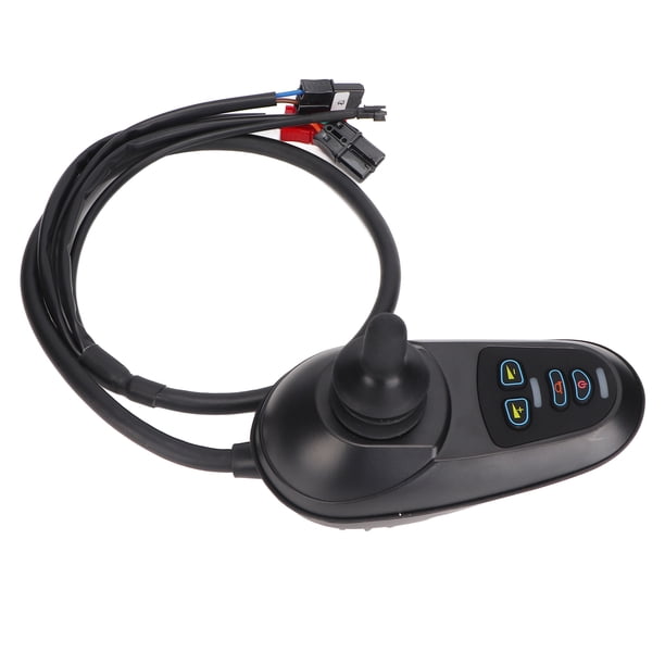 Controlador De Silla De Ruedas Eléctrica, Negro DC24V IPX5 Gran Compatibilidad Controlador De Joystick Para Silla De Ruedas ABS De Alta Sensibilidad A Prueba De Corrosión Para