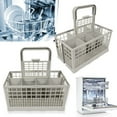 thumbnail image 1 of Dishwasher Cutlery Basket Foldable Dishwasher Basket Replacement Rack Accessory Cutlery Holder for Dishwasher Kitchen Fork Spoon, 1 of 8