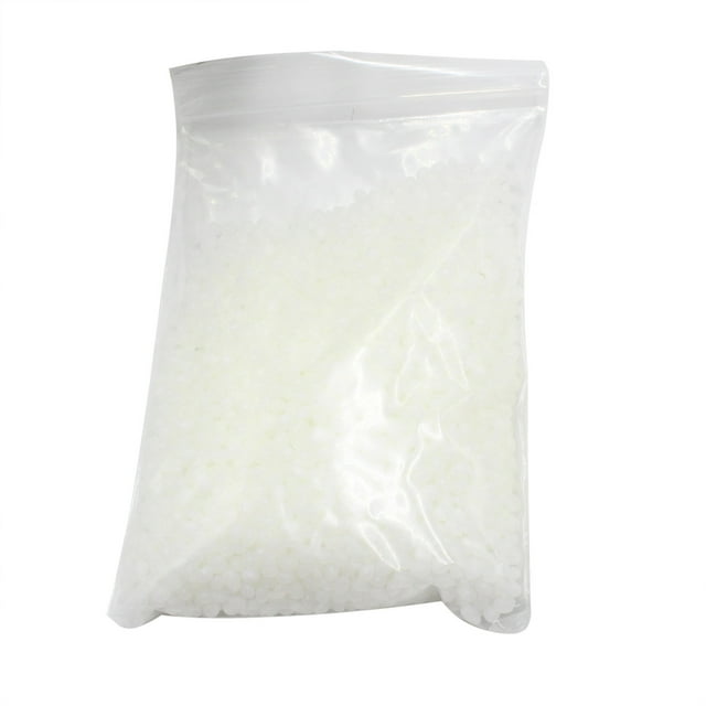 CSChome Argile de Résine pour Artisanat, Comprenant des Pastilles d'Argile Thermoplastique Blanche dans un Sac Transparent Refermable. Parfait pour la Sculpture, l'Artisanat et la Création de Poignées, Supports, Supports, Boutons et Connecteurs Personnalisés. le Remodelage à Chaud Permet une Réutilisation et une manipulation Facile.