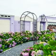 thumbnail image 3 of SCENDOR Garden Arches Arbors Curved Metal Durable Iron Plants Trellis Stand Use for Outdoor Garden Arbor Climbing Plants Wedding Arches Ceremony, 3 of 10