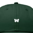 thumbnail image 2 of Dalix Lil Butterfly Embroidered Cotton Cap Outdoor Dad Hat Womens in Dark Green, 2 of 5