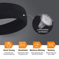 thumbnail image 4 of Sport Headbands, Elastic Moisture Wicking & Workout Headband, Non Slip Sweatband Headbands-Combination 1, 4 of 5
