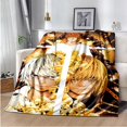 thumbnail image 1 of Death Note-Manta de franela con dibujos animados para niños, ropa de cama de viaje, sofá, cama, regalos de cumpleaños, 1 of 4