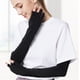 thumbnail image 2 of 1 par de mangas de brazo para mujeres y hombres de seda de hielo antideslizantes mangas de sol de palma para ciclismo al aire libre golf pesca senderismo correr, 2 of 6