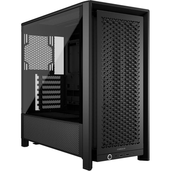 CORSAIR 4000D Frame Modular Mid-Tower ATX PC Case - High Airflow InfiniRail Fan Mounting System Dual 360mm Radiator Support ASUS BTF MSI Project Zero Gigabyte Project Stealth - Black