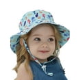 thumbnail image 2 of Toddler Baby Girls Summer Bucket Sun Hat Breathable Adjustable Fisherman Hats, 2 of 6