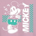 thumbnail image 3 of Disney - Mickey & Friends - Mickey Mouse - Checkered Retro Design - Women's Racerback Tank Top, 3 of 5