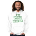 thumbnail image 4 of Funny Saint Patrick's Day Irish Boy Hoodie Hooded Sweatshirt Men Brisco Brands L, 4 of 6