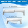 Toilet Paper Holder with Extender Adaptor, Fit Double Rolls and Triple