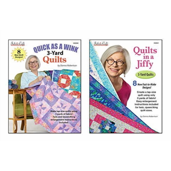 Fabric Cafe 3 Yard Quilts Pattern Book Bundle New 2021
