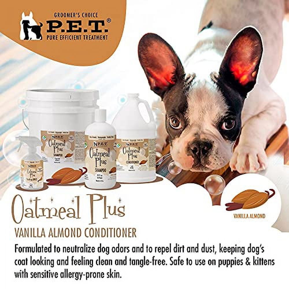 Dog Oatmeal Vanilla Almond Plus Shampoo 1 gal 3.78 L P.E.T Walmart