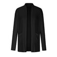 thumbnail image 5 of LOVZFMLL Long Cardigan for Women Open Front Long Sleeve Cover-Ups with Pockets for Spring & Fall Casual Wear Solid Color, 5 of 9