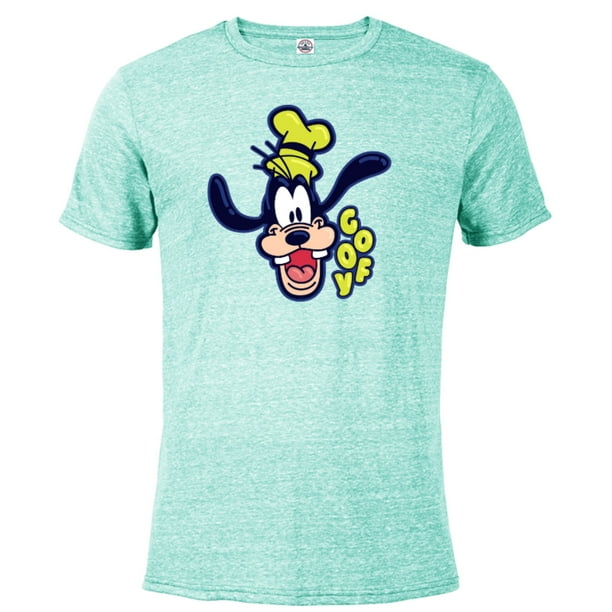 Disney Mickey and Friends Goofy Happy Face Short Sleeve Blended T