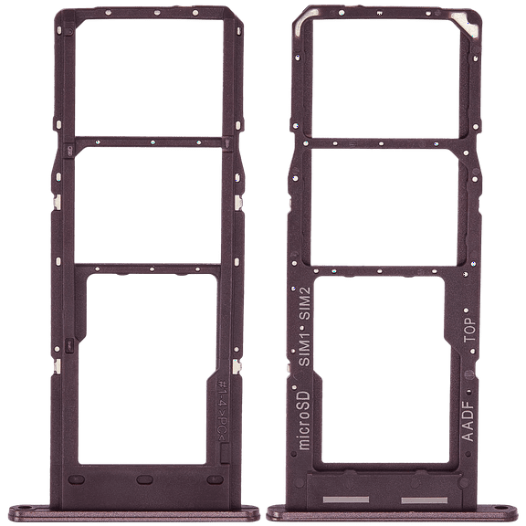 Replacement Dual Sim Card Tray Compatible For Samsung Galaxy A14 5G (A146F / 2023) (Dark Red)