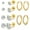 2 Pairs-10mm, variant on Flat Back Earrings, Small Hoop Earrings, Hypoallergenic Flat Back Stud Earrings, Multiple Piercing Earrings Set for Women Men, Lightweight Mini Thin Cute Dainty Trendy Jewelry Set Gifts
