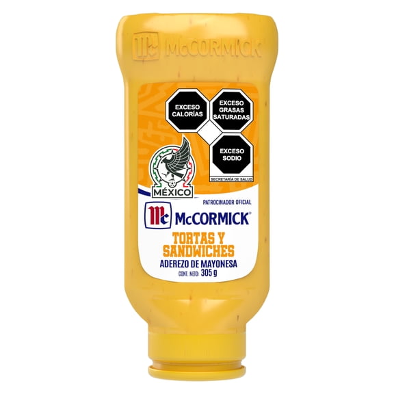 Aderezo de mayonesa McCormick para tortas y sándwiches squeeze 305 g