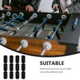 thumbnail image 3 of KAKOWELY Pare-Chocs de table de Football 12 Pcs Localisateur de table de Football Mini Pièces de Remplacement de Localisateur de table de Football Composants de Réparation pour Jeux de Football Mini table Accessoires, 3 of 4