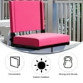 thumbnail image 4 of Flash Furniture Grandstand Comfort Seats by Flash - 500 lb. Rated Lightweight Stadium Chair with Handle & Ultra-Padded Seat, Pink, 4 of 14