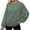 Army Green, variant on Diufon Casual Fall Sweatshirts for Women Round Neck Long Sleeve Tops Solid Color Loose Pullover Tops