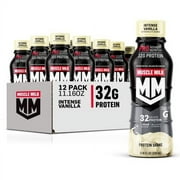 Muscle Milk Pro Advanced Nutrition Protein Shake, Intense Vanilla, 11.16 Fl Oz (Pack of 12), 32g Protein, 1g Sugar, 16 Vitamins & Minerals, 5g Fiber, Workout Recovery, Energizing Snack, Packaging May