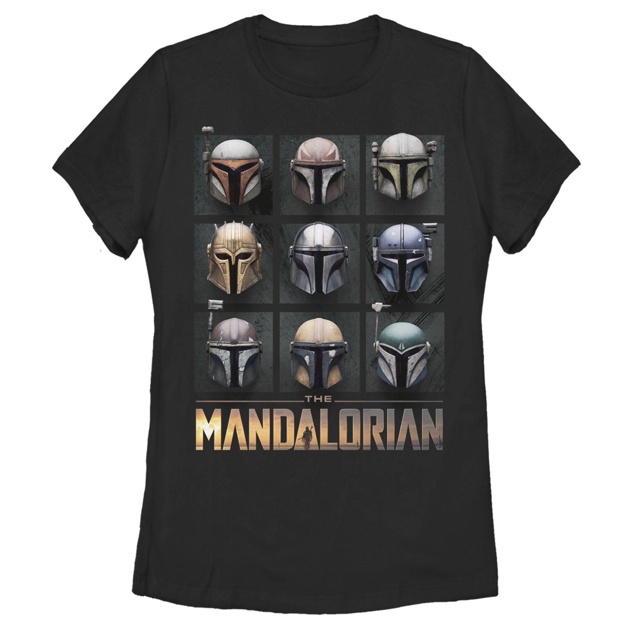 Star Wars The Mandalorian Women's Helmet Box Up TShirt