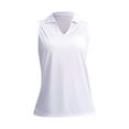 thumbnail image 5 of Holzkary Tank Top for Women Women's Sleeveless Shirts Collared V Neck Tennis Tank Tops Lightweight Basic Sleeveless Shirts Summer Tops Clothes Outfits White Xxl, 5 of 9