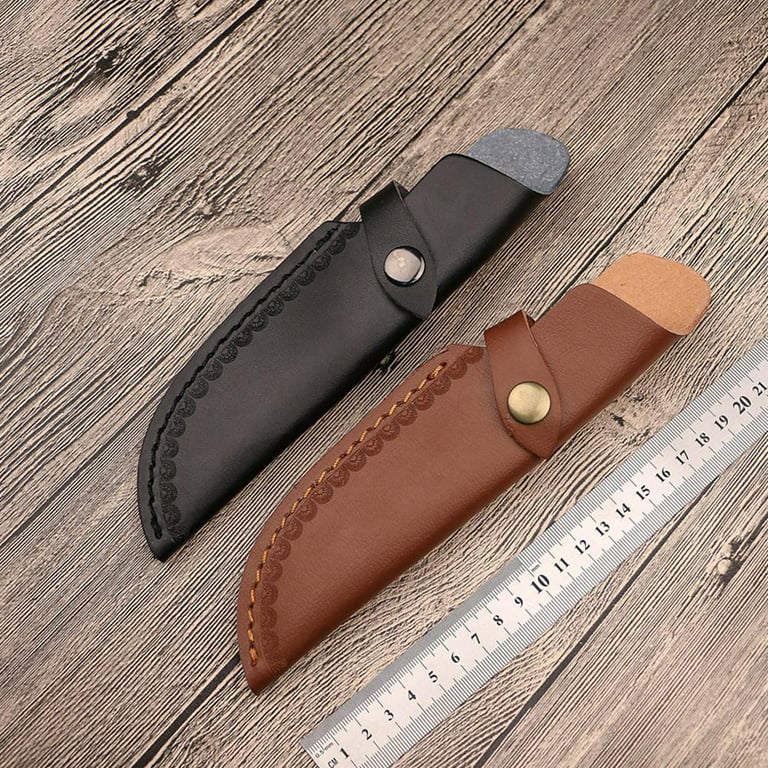 17 Pocket Leather Knife Bag