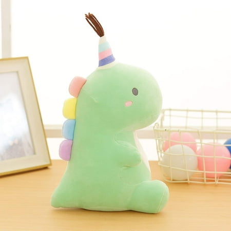 1Pcs Dinosaur Plush Toys, Cute Stuffed Animal Toy, Soft Dinosaurs Plush Doll Gifts for Kids Toddlers Adults Birthday Gifts Perfect Present (Green)