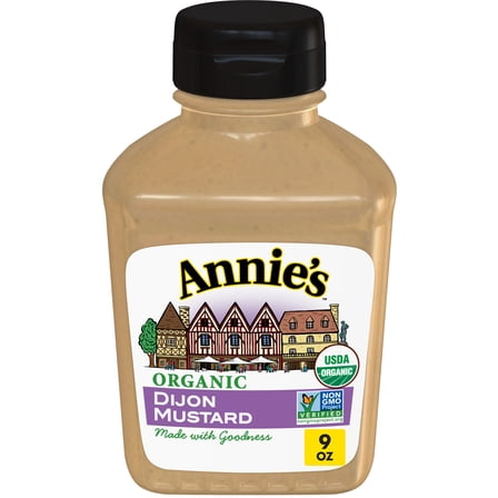 Annie's Organic Dijon Mustard, Gluten Free, 9 oz