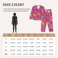 thumbnail image 4 of Sikiie Peace Love and Dove Flower Power Women's Long-Sleeve Shirt and Full-Length Bottom Pajama Set (s-xxl)-Medium, 4 of 7
