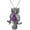 Natural Amethyst, variant on Owl Gift Necklace, Healing Crystal Pendant Necklace, Unisex, Natural Amethyst, Rose Quartz Gemstone Jewelry, Used for Reiki Healing, Spiritual Energy, and Bringing Good Fortune.