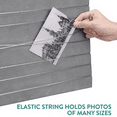 thumbnail image 4 of 20" x 28" Velvet Memory Board for Wall to Display Photo Collages, Pictures, Notes - Includes 6 Push Pins - Gray, 4 of 6