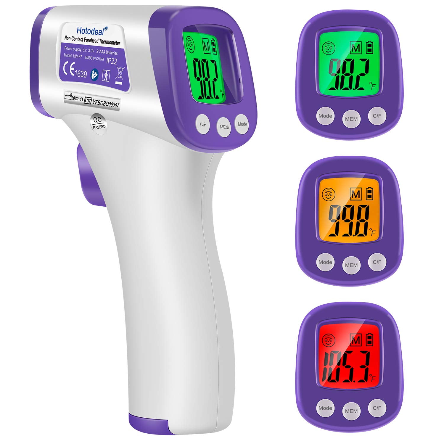 Non-Contact Laser IR Infrared Forehead Ear Thermometer Gun Digital Termometro YU 
