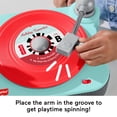 thumbnail image 4 of Fisher-Price Deluxe Rockin Record Player Musical Toy Turntable with 6 Records for Kids Ages 3+, 4 of 6