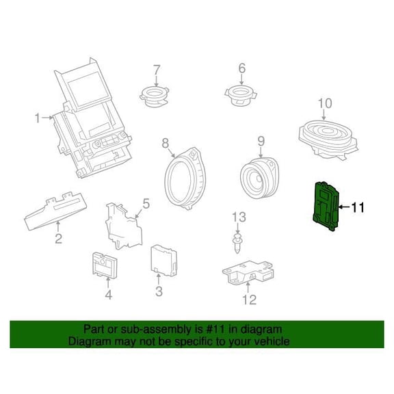 GM 23326728 Amplifier Asm-Rdo Spkr