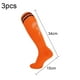 thumbnail image 2 of Dinheiro Calcetines de fútbol hasta la rodilla para niños - 3 pares de calcetines largos de fútbolNaranja+amarillo negro+negro blanco, 2 of 6