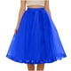 thumbnail image 1 of TaTaai Women's Sweet Fluffy Multi-Layer Tulle Princess Skirt Colorful Elastic Waist Half Skirt For Party Cosplay Holiday Daily Wear Gift, 1 of 7