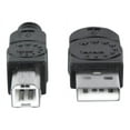 thumbnail image 2 of Manhattan Hi-Speed USB B Device Cable - Type-A Male to Type-B Male, 480 Mbps, 3 ft., Black, 2 of 7