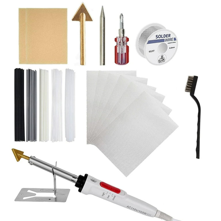 Plastic Welder 100W Plastic Welding Kit Plastic Soldering Kit for