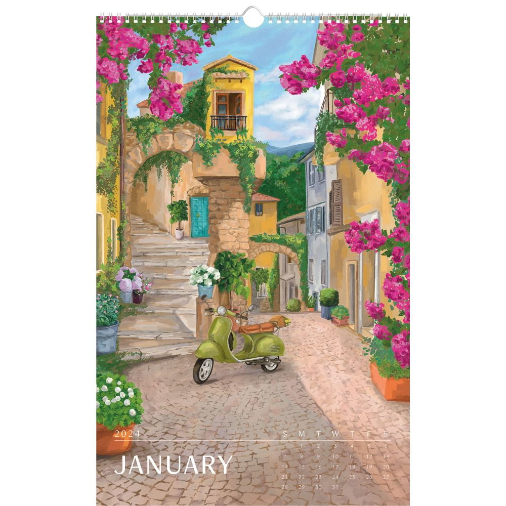 Waste Not Paper, Wall Art 2024 Wall Calendar