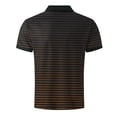 thumbnail image 5 of VgaVtl Polo Style Shirts for Men Summer Big and Tall Short Sleeve Vacation Button Collared Tops for Men Striped Casual, 5 of 5