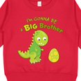 thumbnail image 3 of Inktastic I'm Gonna Be a Big Brother-dino Toddler Sweatshirt, 3 of 4